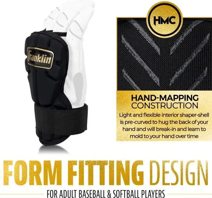 Franklin Adult Prt Protective Hand Guard Lg - Black Gold