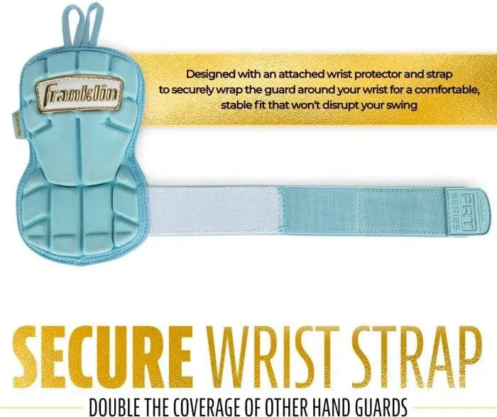Franklin Adult Prt Protective Hand Guard Lg - Columbia Blue Gold