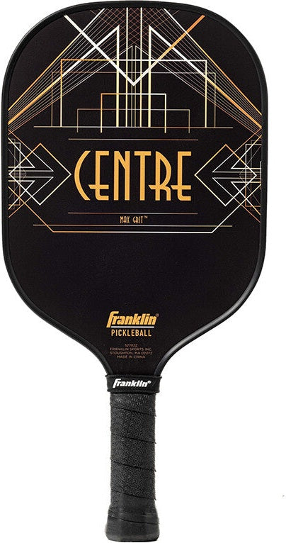Franklin Aspen Kern Centre Pro Player Pickleball Paddle - Black Gold - HIT a Double