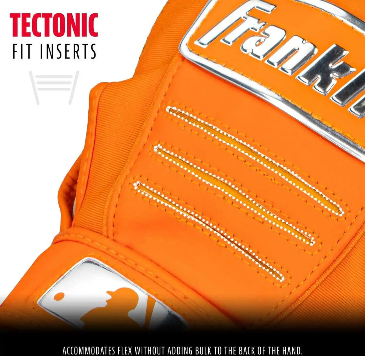 Franklin Cfx Pro Chrome Adult Batting Gloves Orange