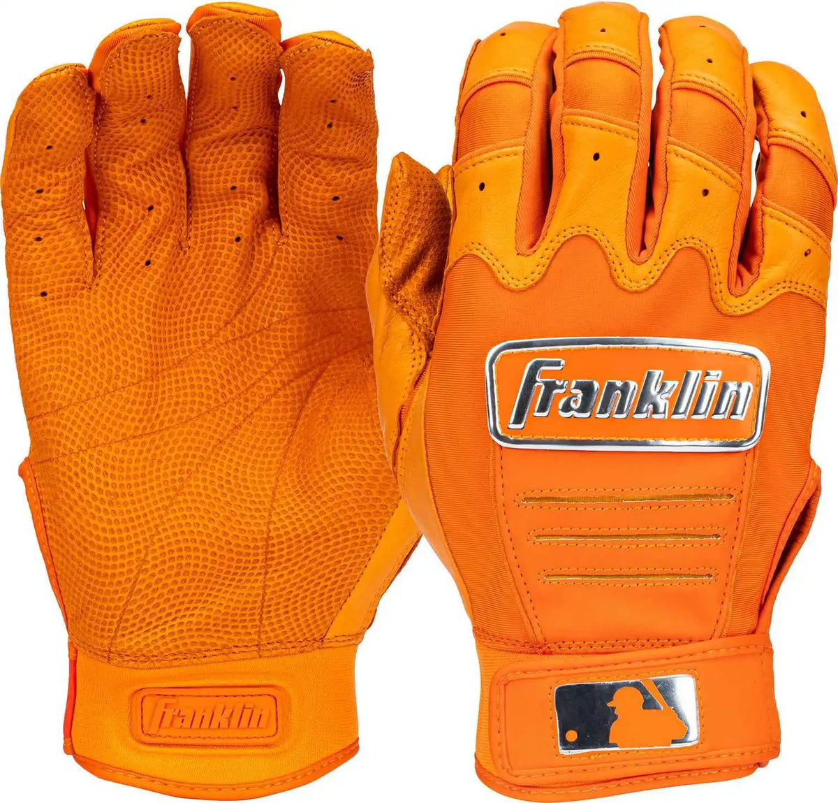 Franklin Cfx Pro Chrome Adult Batting Gloves Orange