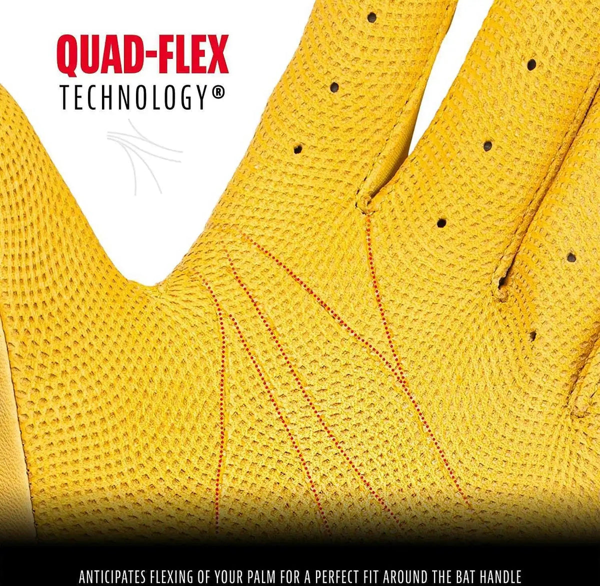 Franklin Cfx Pro Hi-lite Adult Batting Glove - Yellow