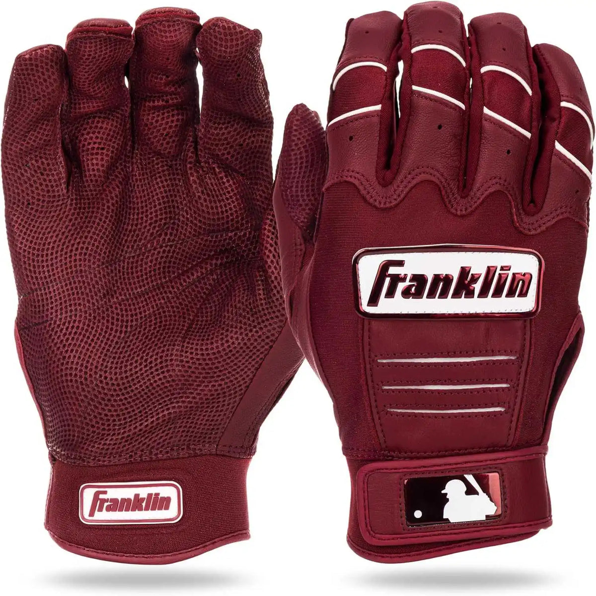 Franklin Cfx Pro Hi-lite Batting Gloves - Burgandy