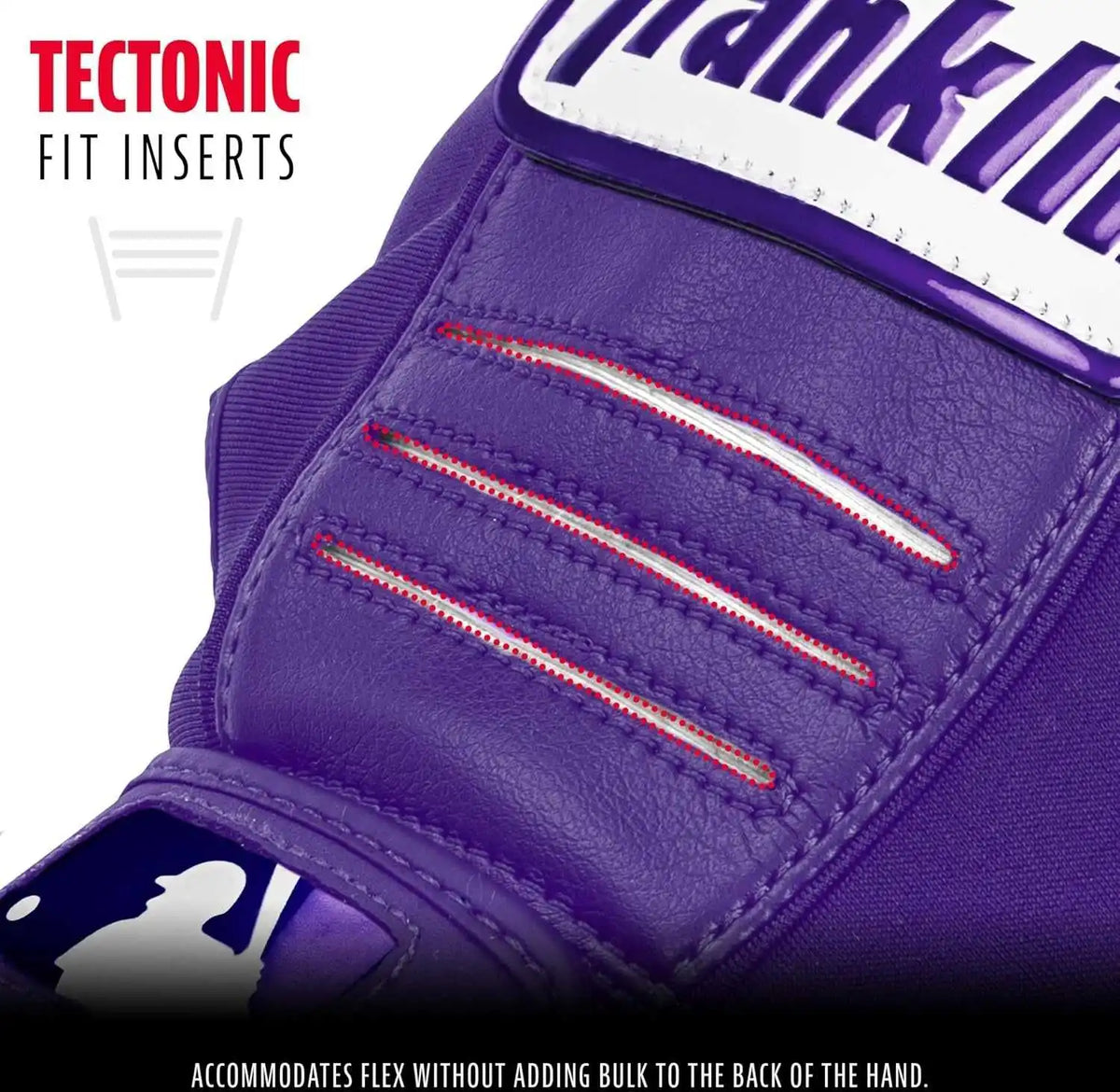 Franklin Cfx Pro Hi-lite Batting Gloves - Purple
