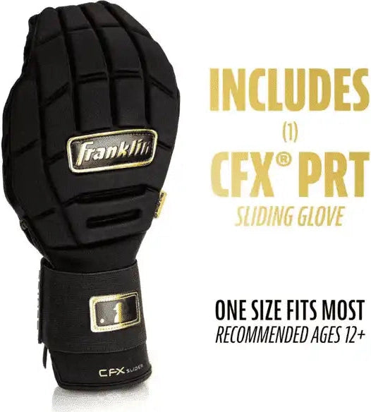 Franklin Cfx Prt Protective Sliding Mitt - Black Gold - Adult