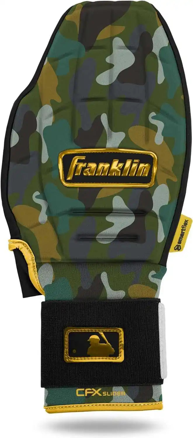 Franklin Cfx Prt Protective Sliding Mitt - Camo Gold - Forest Brown / Youth