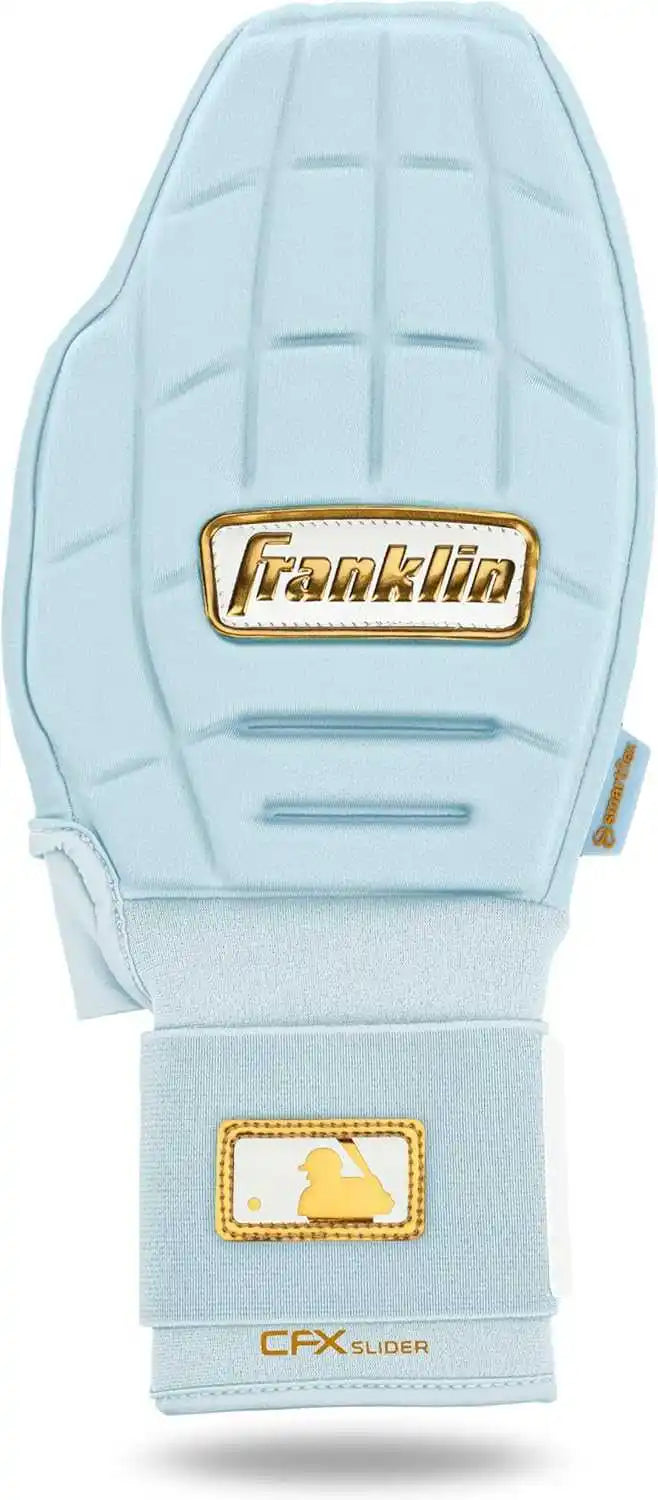 Franklin Cfx Prt Protective Sliding Mitt - Columbia Blue Gold - Youth