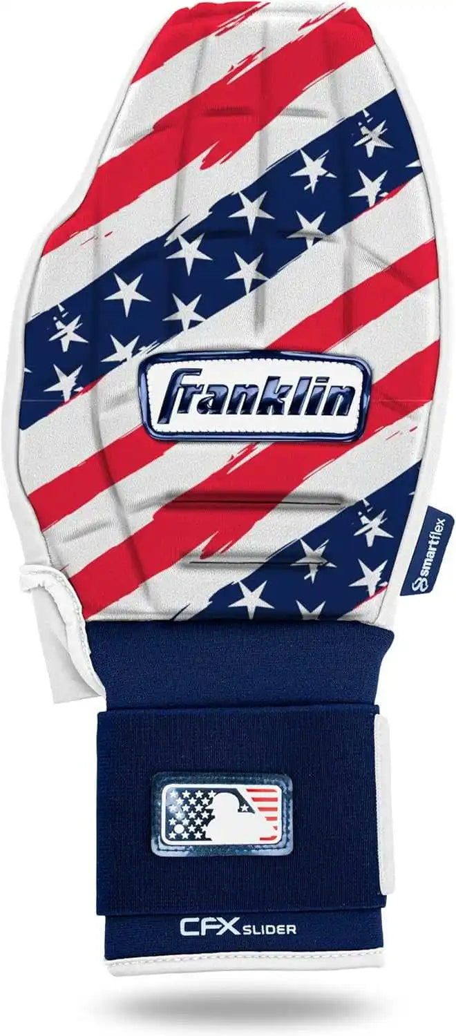 Franklin Cfx Prt Protective Sliding Mitt - Usa - Navy Red / one Size Fits Most
