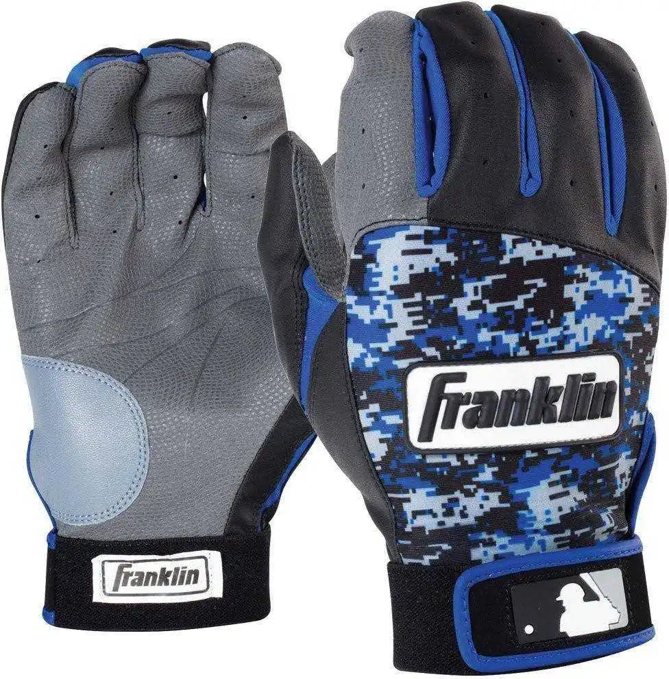 Franklin Digitek Batting Gloves - Black Royal Camo
