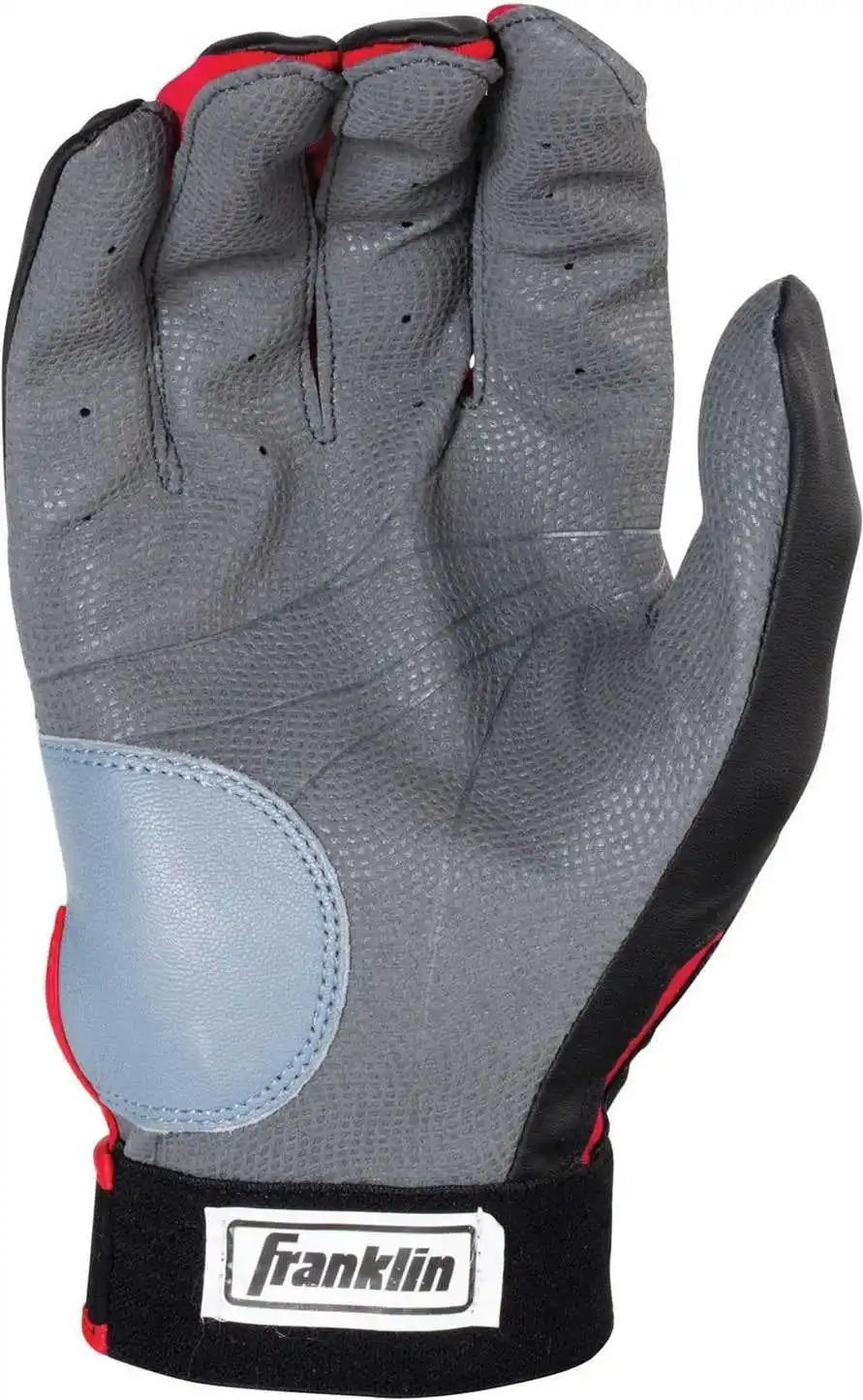 Franklin Digitek Youth Batting Gloves - Black Red Camo