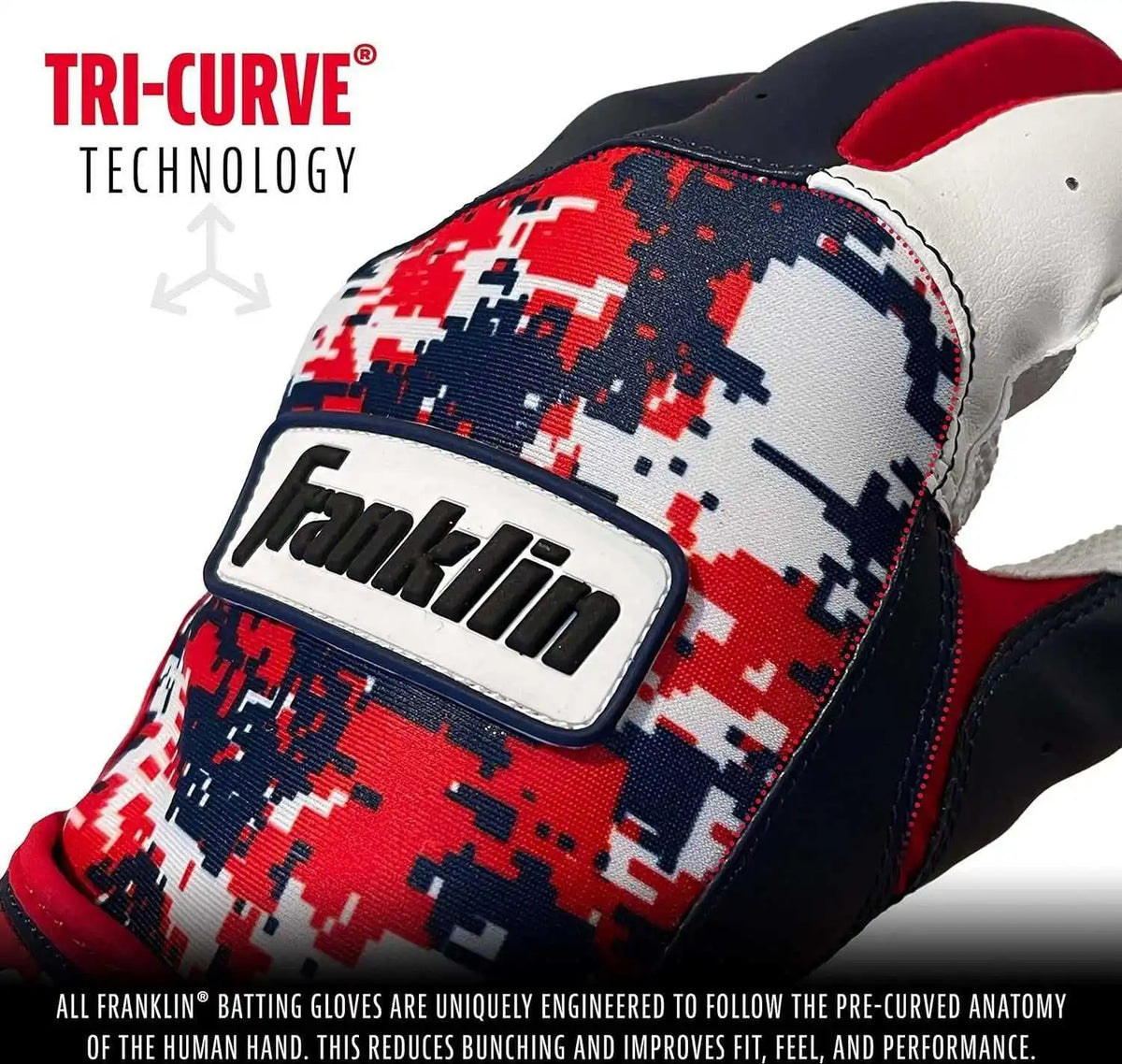 Franklin Digitek Youth Batting Gloves - Usa