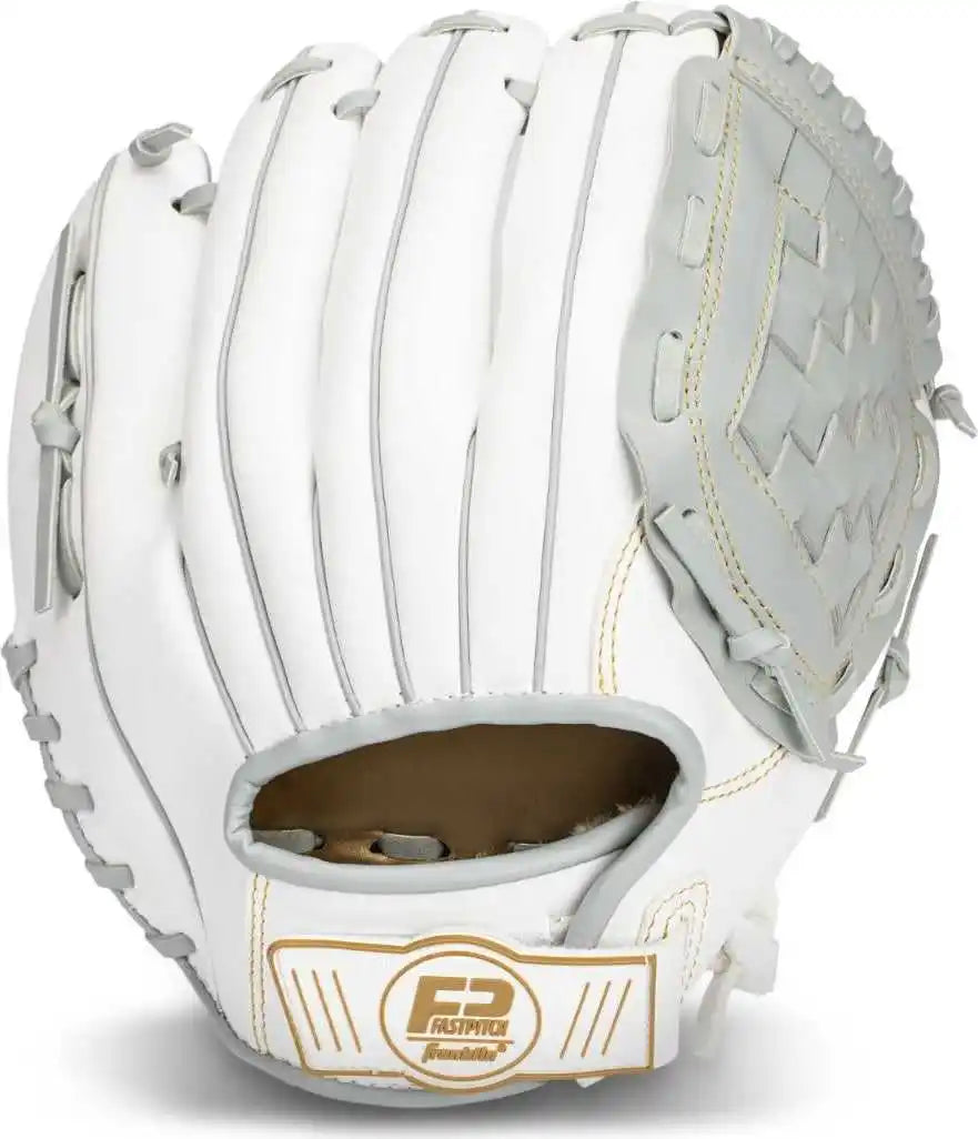 Franklin Field Master 10.50’’ Fastpitch Utility Glove - White Gray - Right