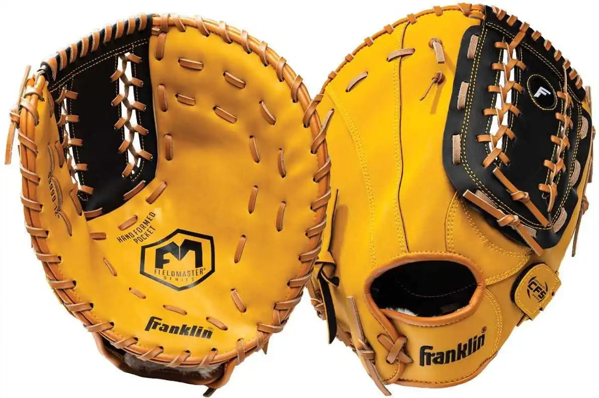 Franklin Field Master 12.50’’ 1st Base Mitt - Tan Black - Right Throw