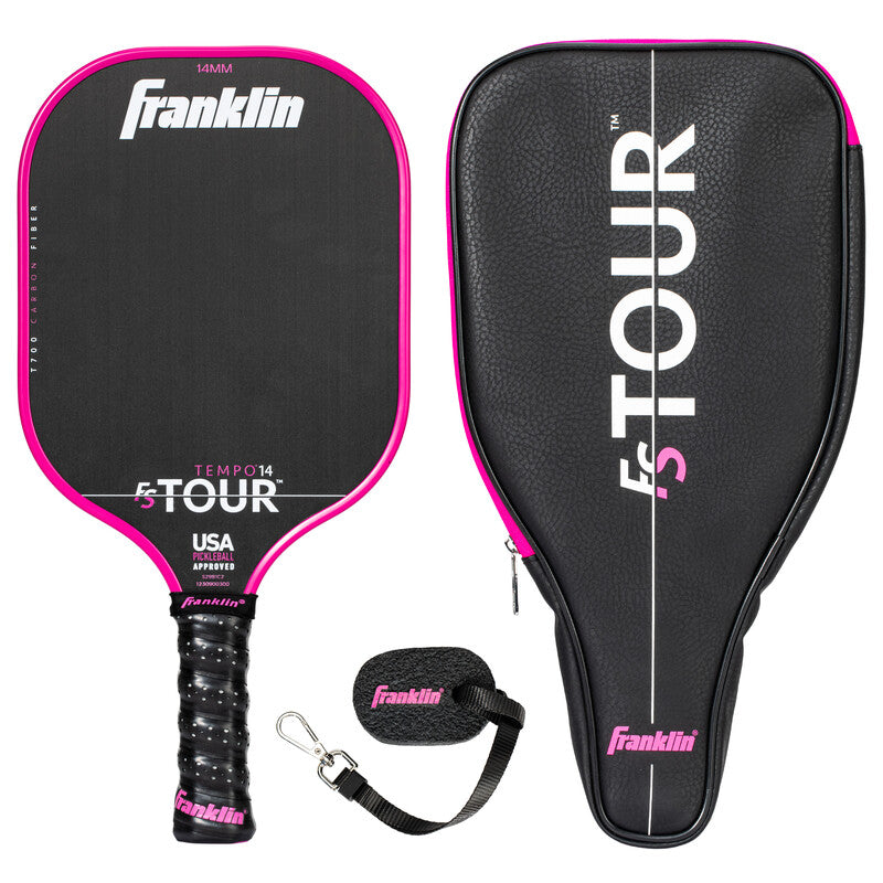 Franklin Fs Tour Tempo Pickleball Paddle Set (14mm) (pink) - Pnk / Os