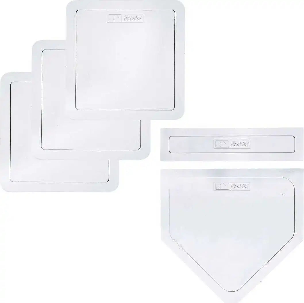 Franklin Mlb 5pc Throw Down Rubber Base Set - White