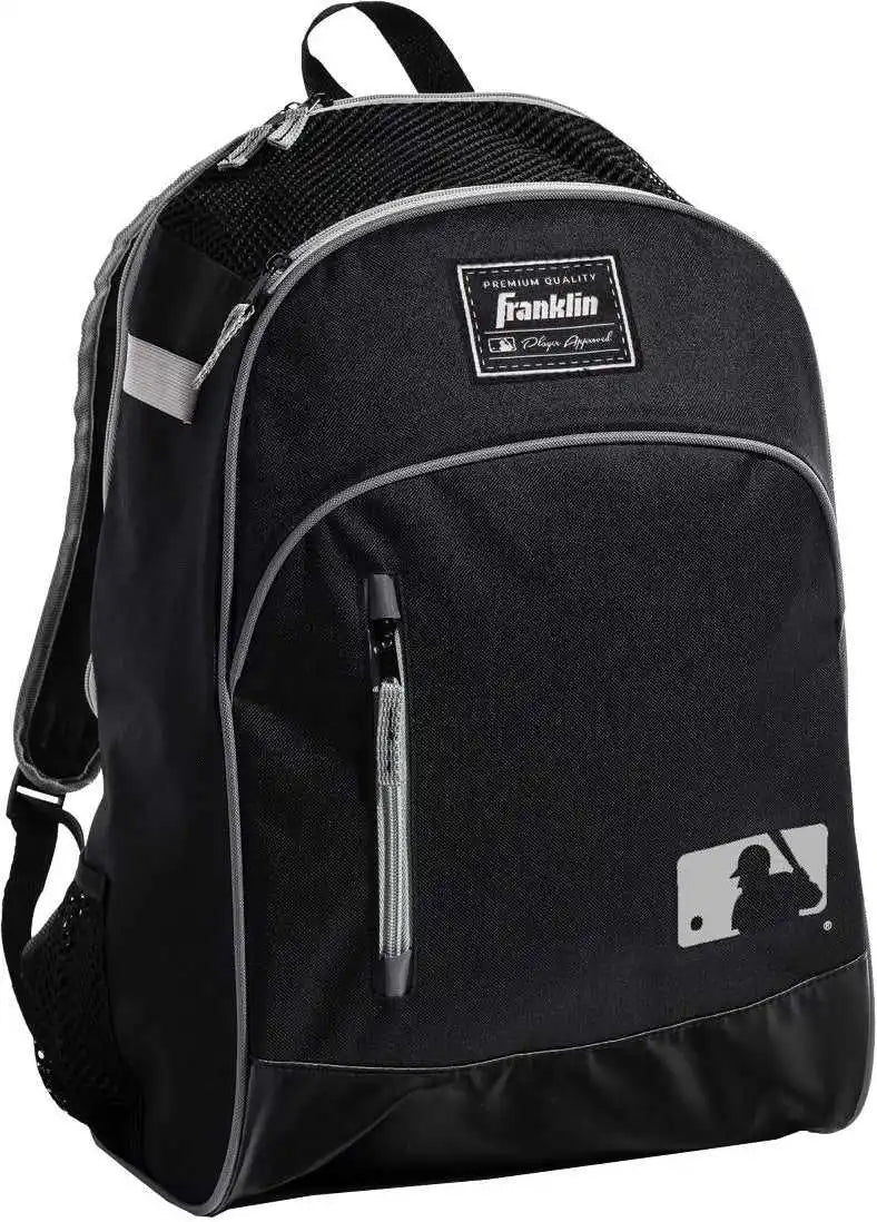 Franklin Mlb Baseball Softball Batpack Bag - Black Gray