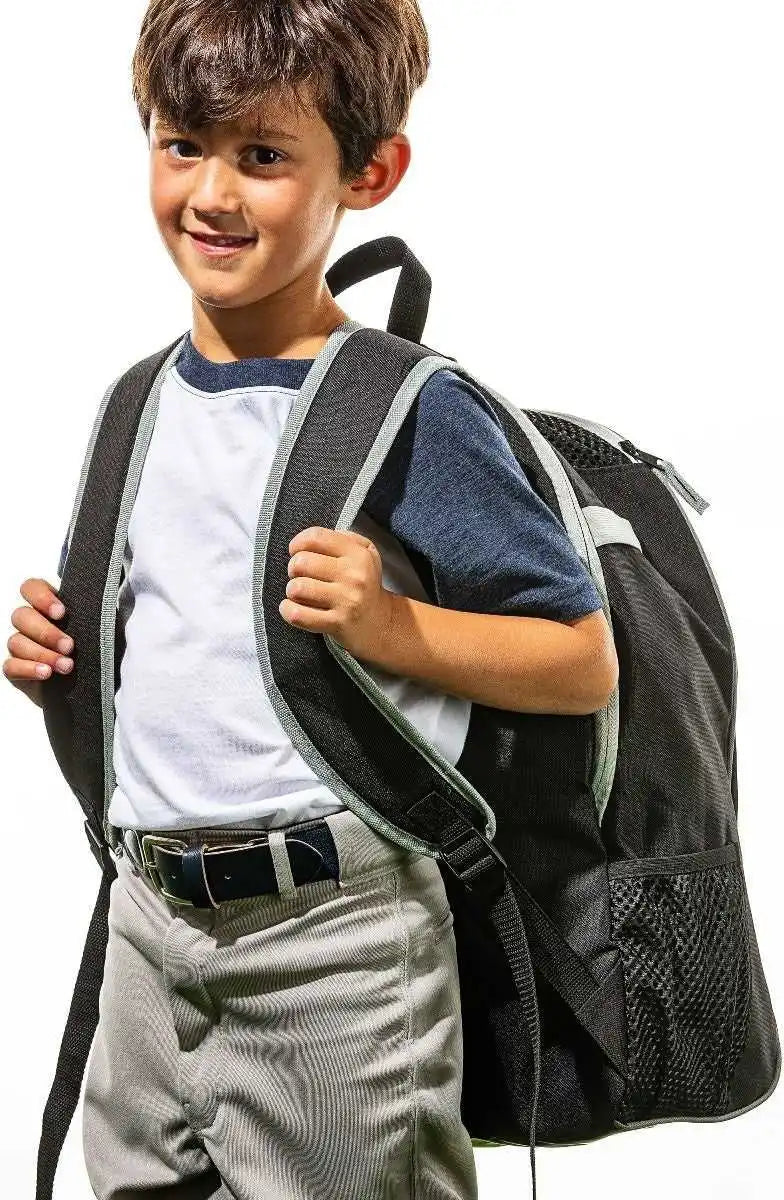 Franklin Mlb Baseball Softball Batpack Bag - Black Gray