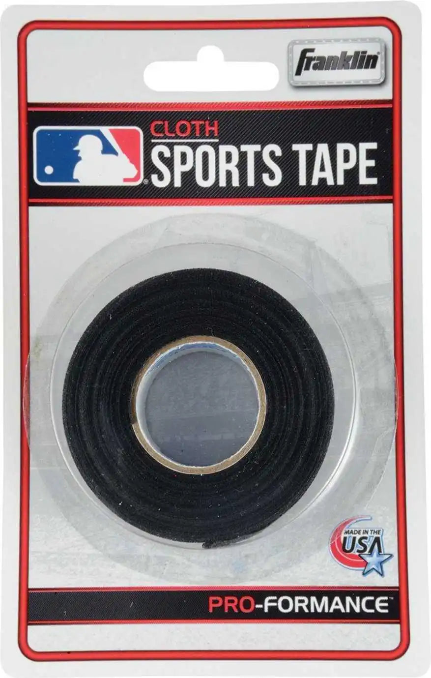 Franklin Mlb Cloth Sports Tape (1’’ x 10 Yrds) - Black