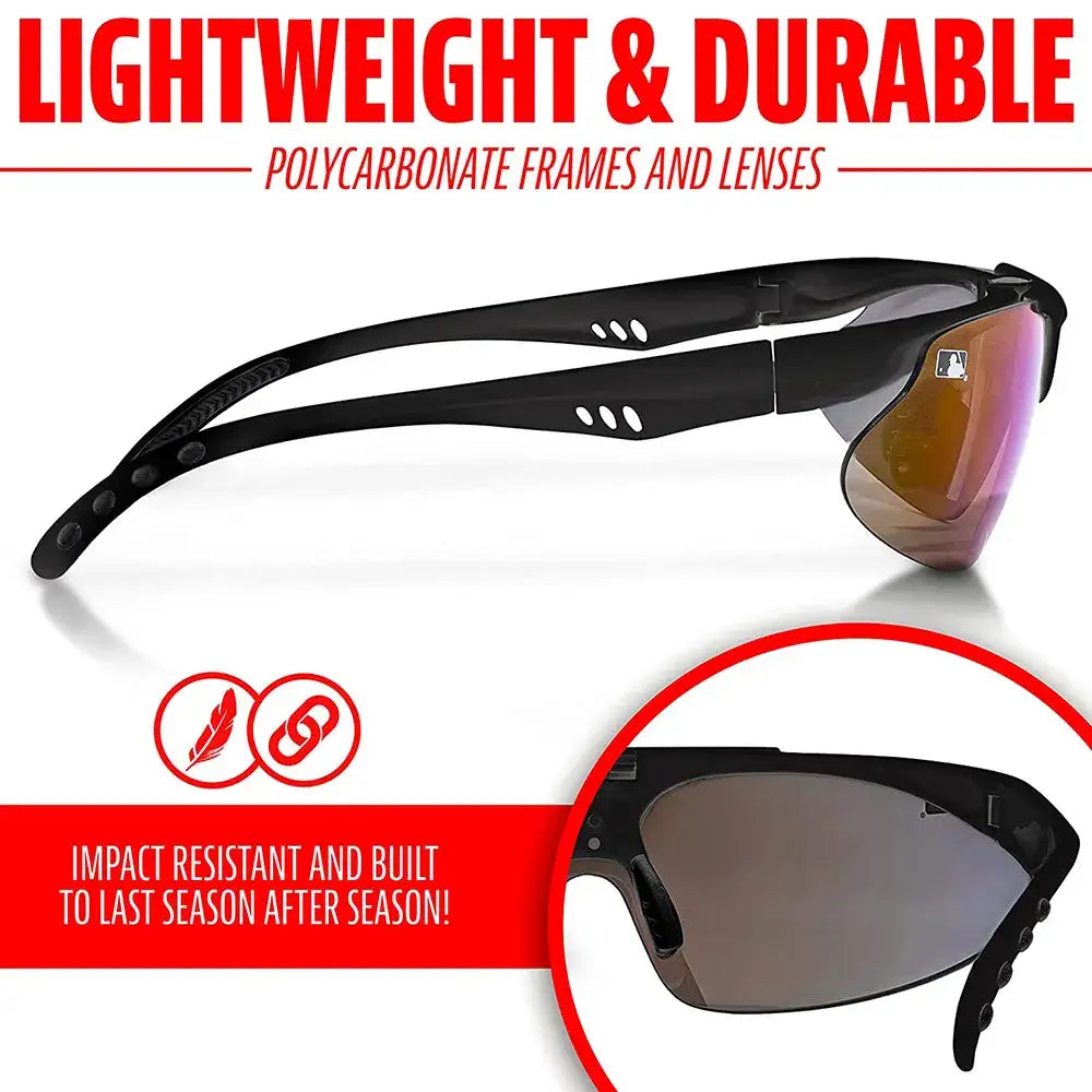 Franklin Mlb Deluxe Flip-up Sunglasses 19180 - Black - one Size Fits Most