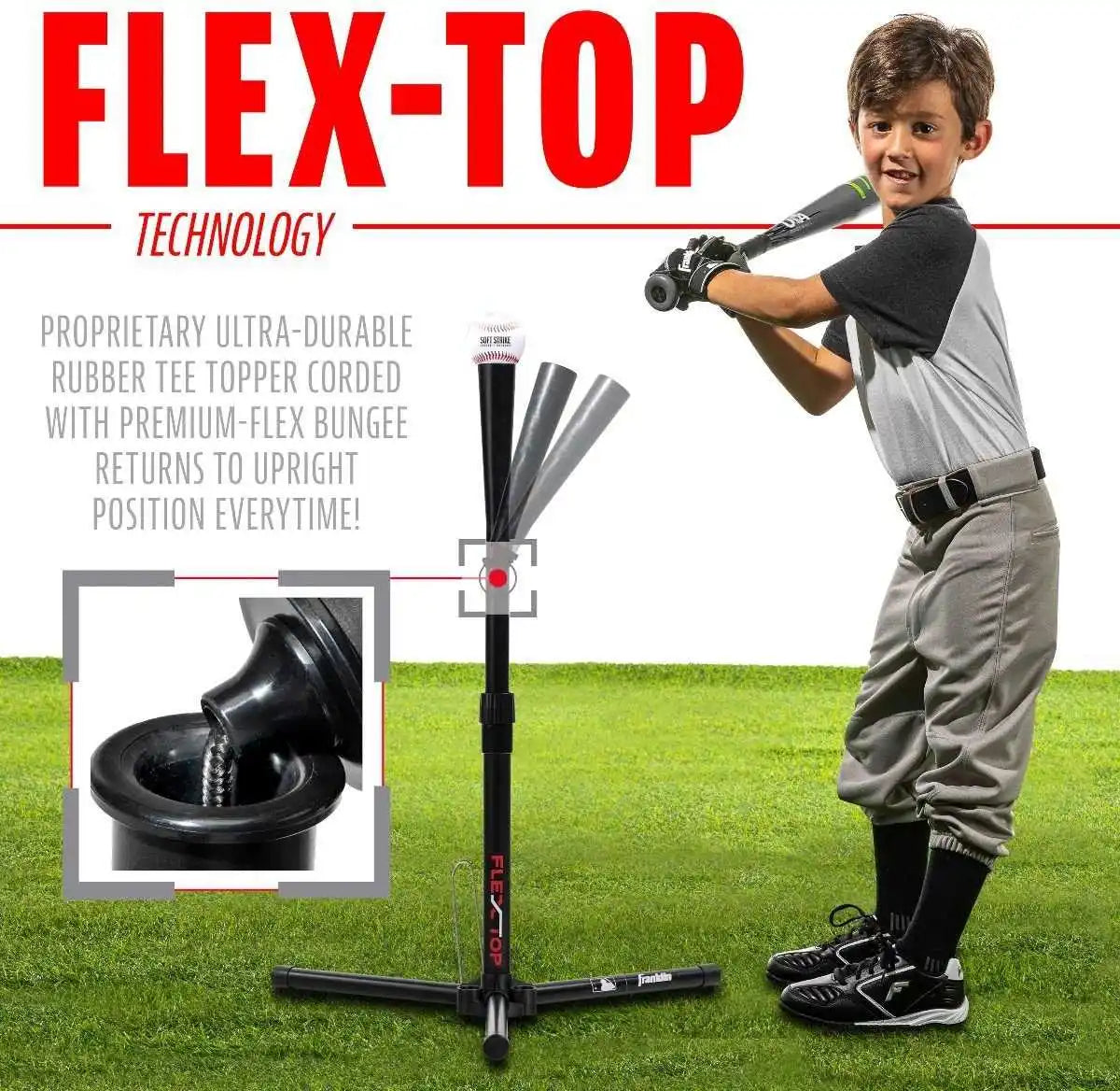 Franklin Mlb Flex Top Tee - Black