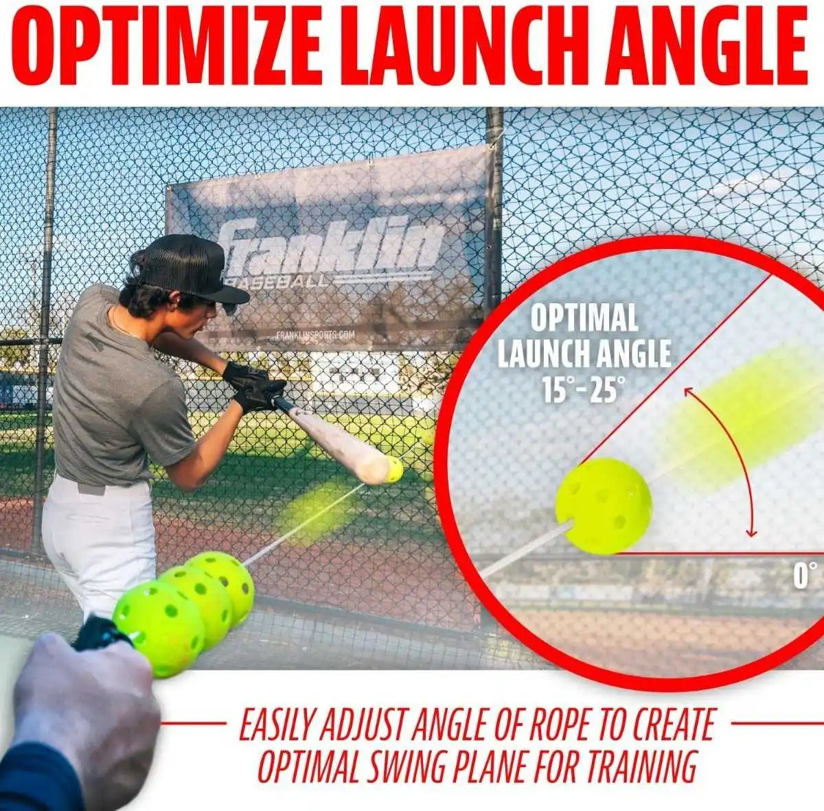 Franklin Mlb Indestruct-a-ball Launch Line - Yellow