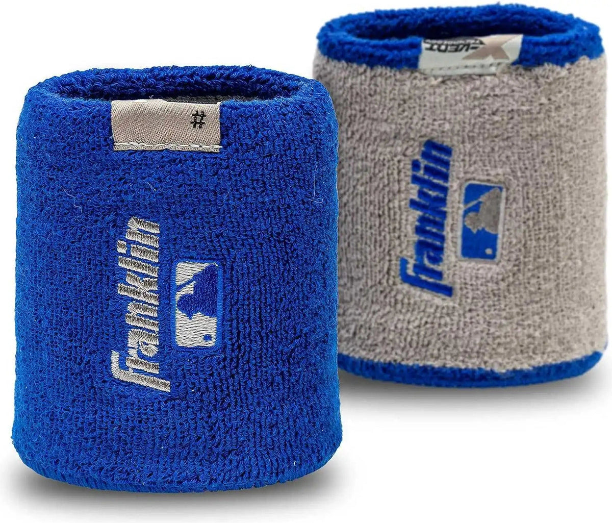 Franklin Mlb X-vent Reversible Wristband 4’’ - Royal Gray - Length
