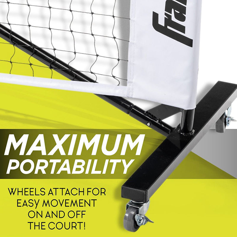 Franklin Official Tournament Net with Wheels - Wht / Os