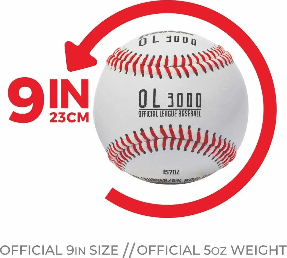 Franklin Ol3000 Tournament Baseballs (12 Balls) - White