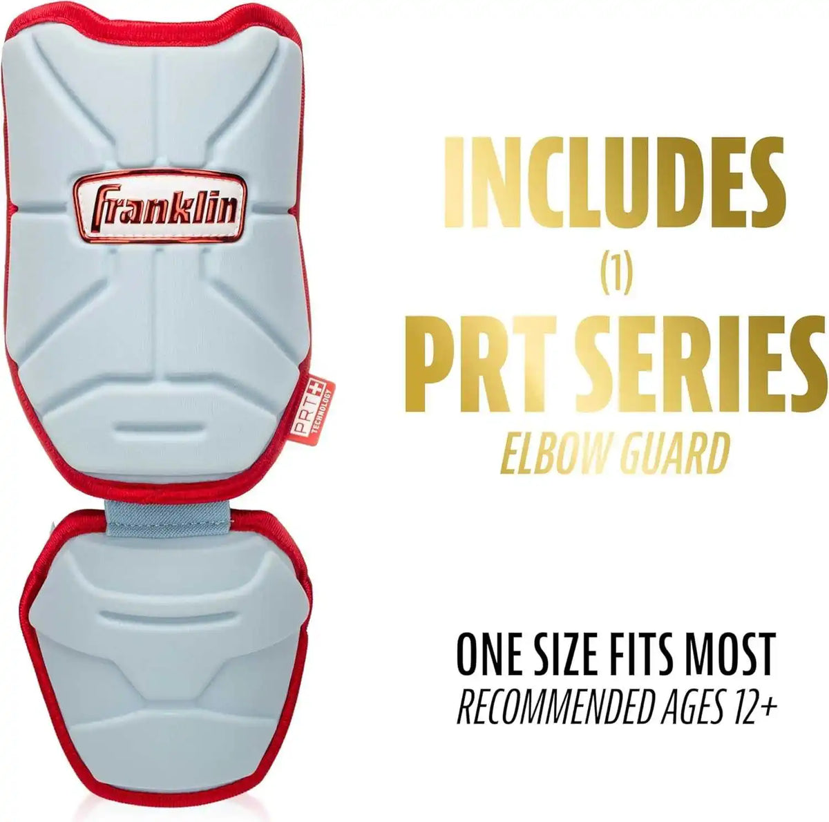 Franklin Prt Protective Adult Batter’s Elbow Guard - Columbia Blue Red