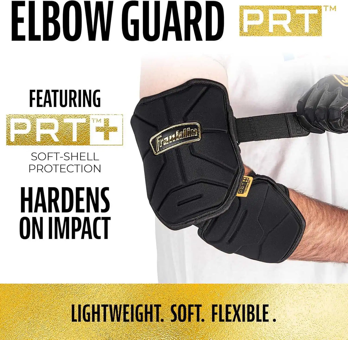 Franklin Prt Protective Adult Batter’s Elbow Guard - Yellow Red