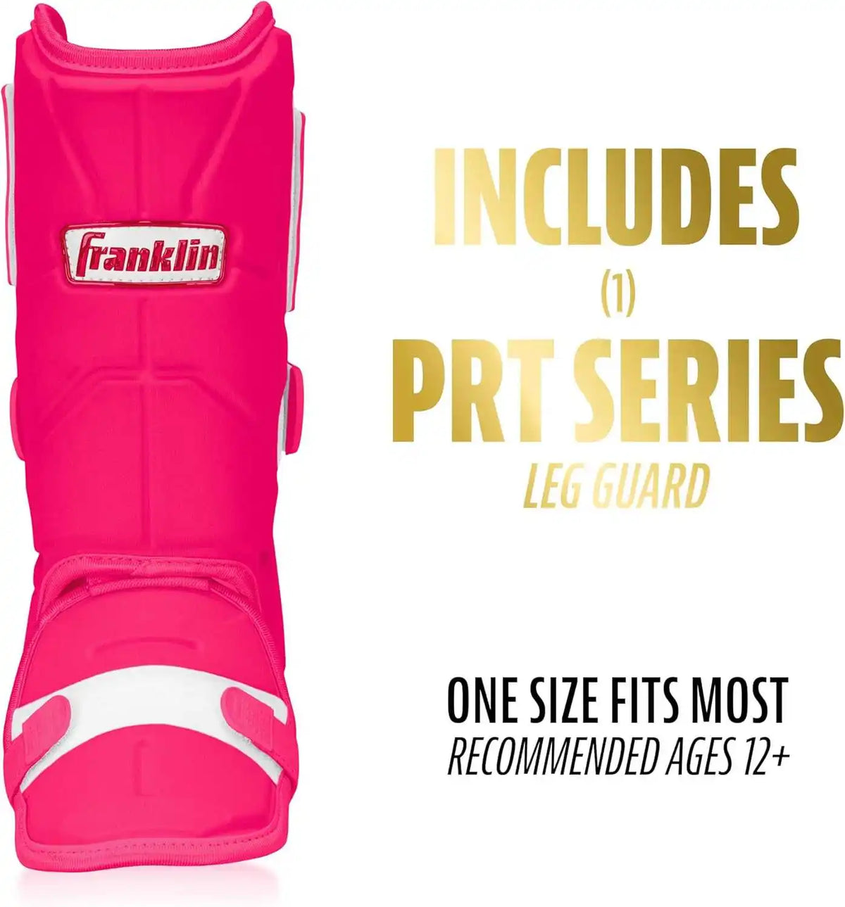 Franklin Prt Protective Adult Batter’s Leg Guard - Optic Pink