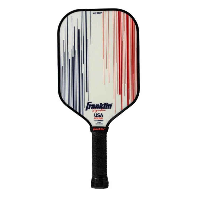 Franklin Signature Series Pickleball Paddle 13mm - White Red Navy - HIT a Double