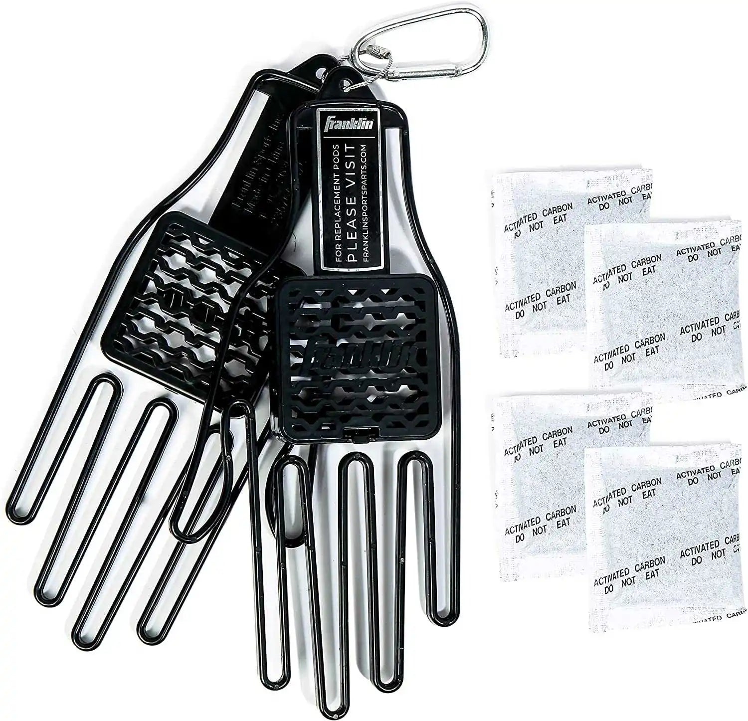 Franklin Sports Batting Glove Aerator Inserts Black