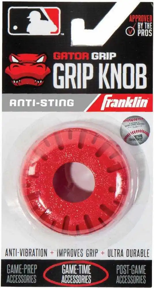 Franklin Sports Mlb Gator Grip Knob - Red