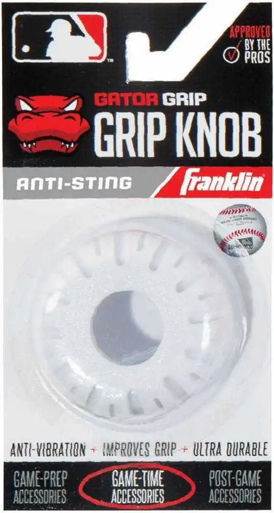 Franklin Sports Mlb Gator Grip Knob - White