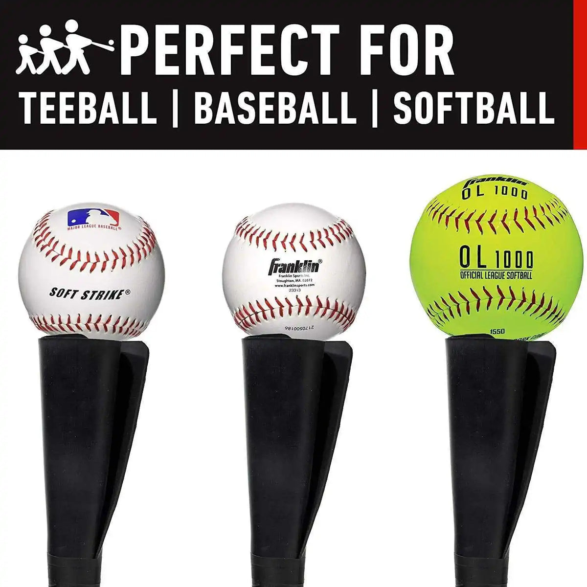 Franklin Sports Mlb Total Batting Tee - Black