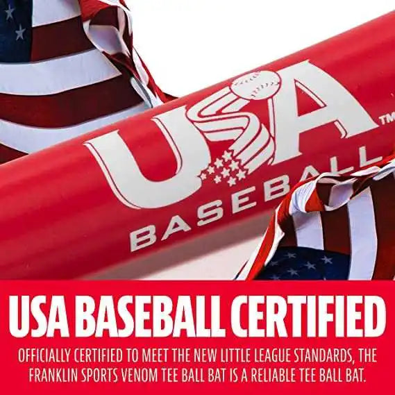Franklin Venom 1300 (-13) Usa Approved 2 1/4’’ Tee Ball Bat - Red