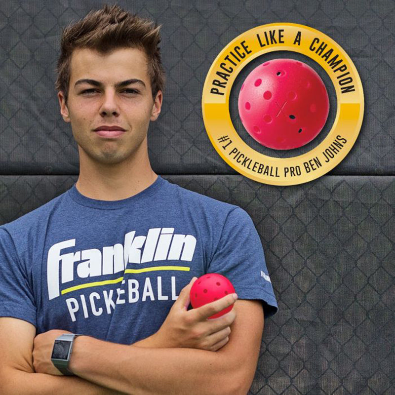 Franklin X-40 Outdoor Pickleballs (3x) (pink) - Pnk / Os