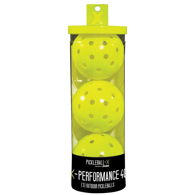 Franklin X-40 Outdoor Pickleballs (3x) - Yel / Os