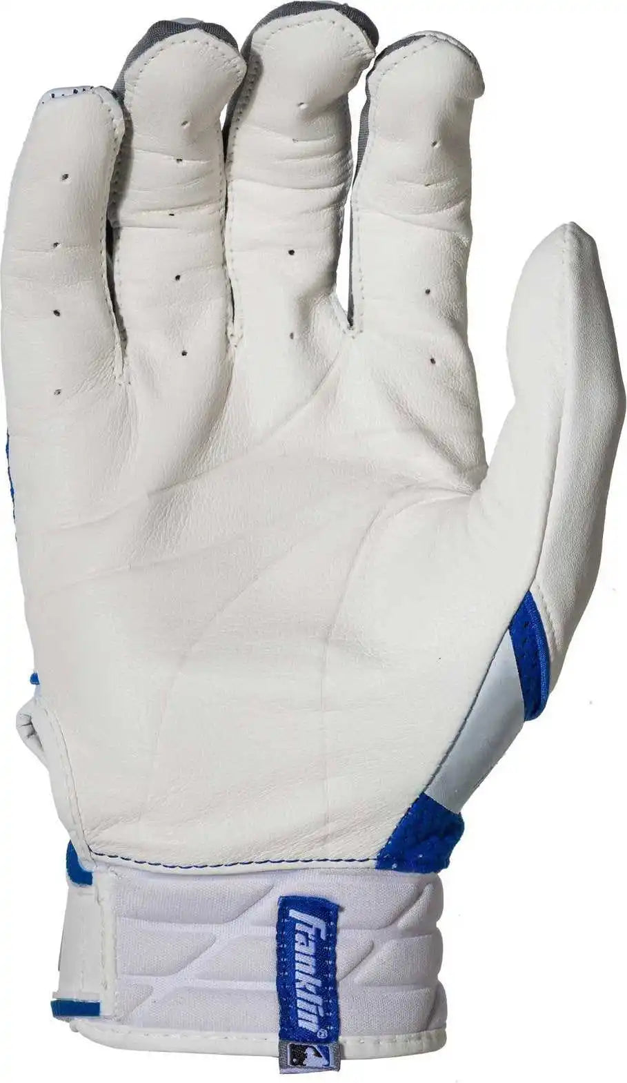 Franklin’s Freeflex Pro Adult Batting Gloves - White Royal