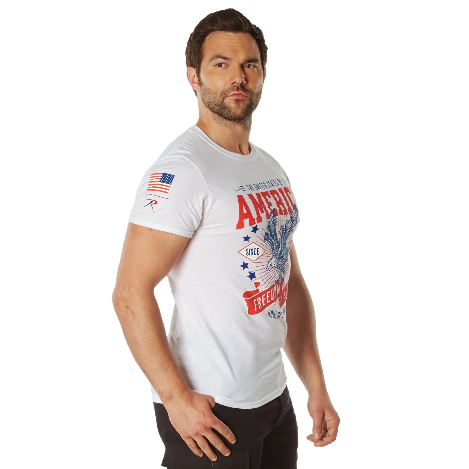 Freedom & Liberty T-shirt - White / s