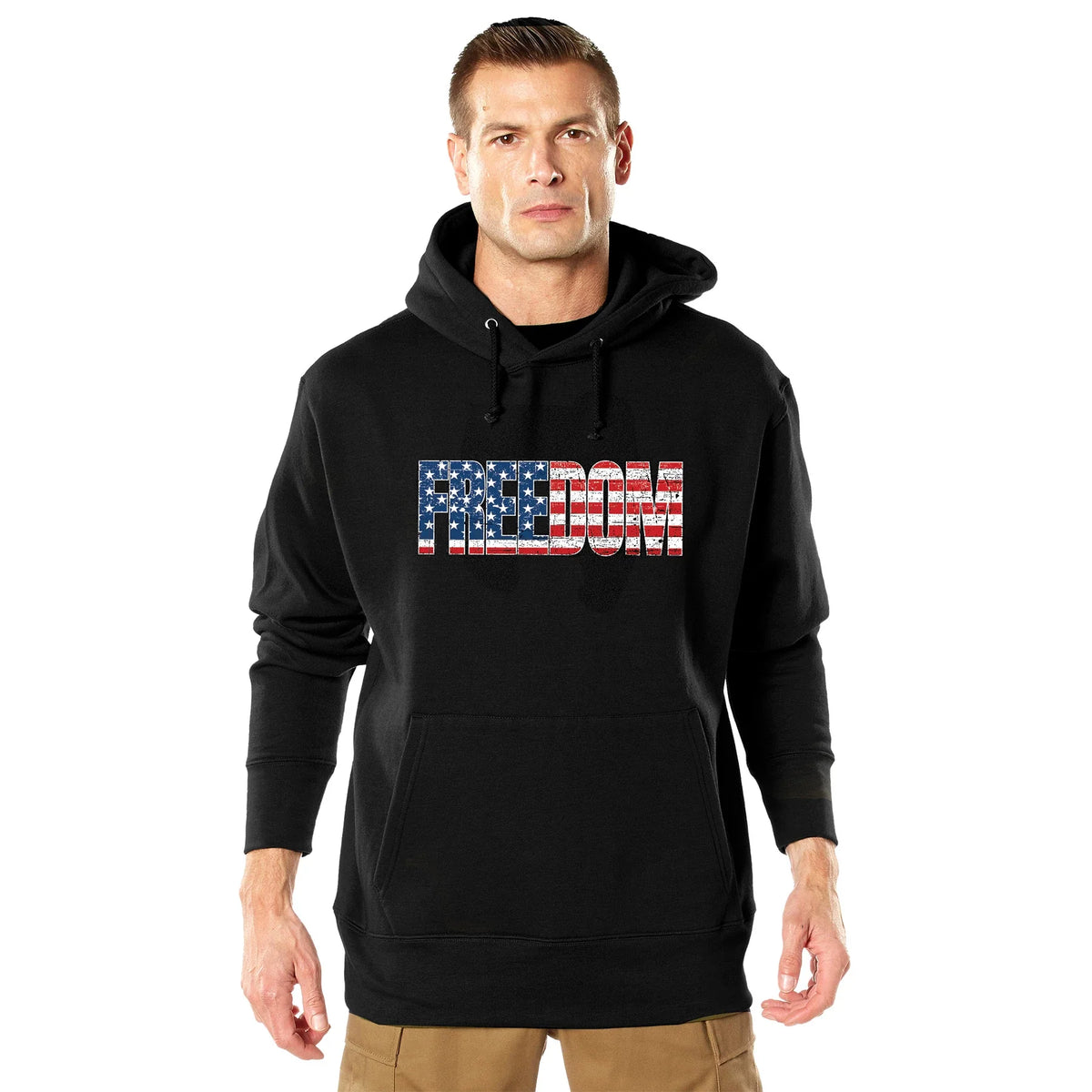Freedom us Flag Hoodie - s