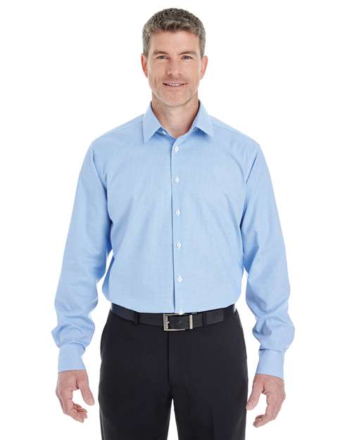 French Blue Men's Crown Collection® Royal Dobby Dress Shirt - DG532