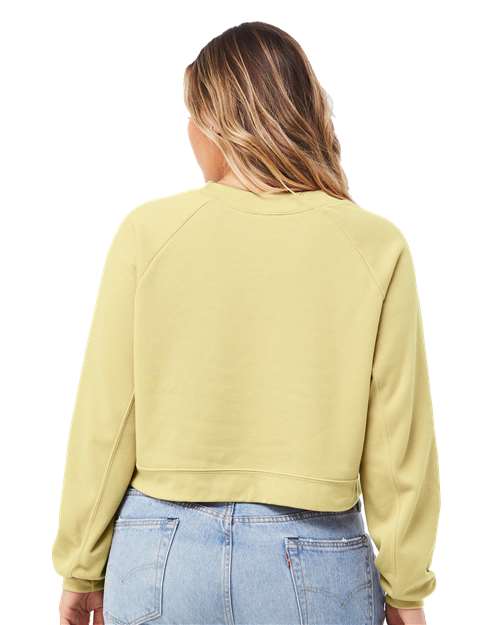 French Vanilla Women&#39;s Raglan Pullover Fleece - 7505