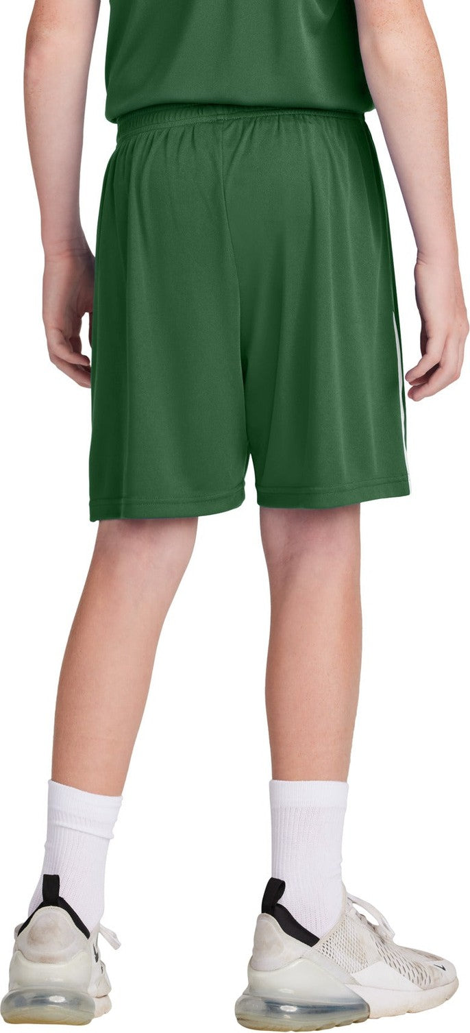FrGn/White Sport-Tek Youth Competitor United 5" Short YST103
