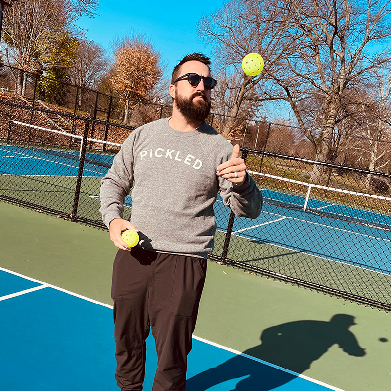 Fromuth Pickleball Pickled Raglan Sweatshirt (m) (grey)
