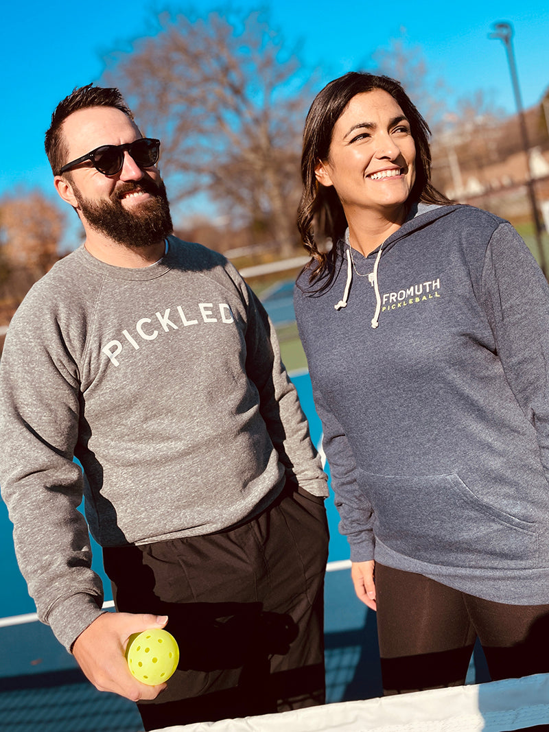 Fromuth Pickleball Pickled Raglan Sweatshirt (m) (grey)