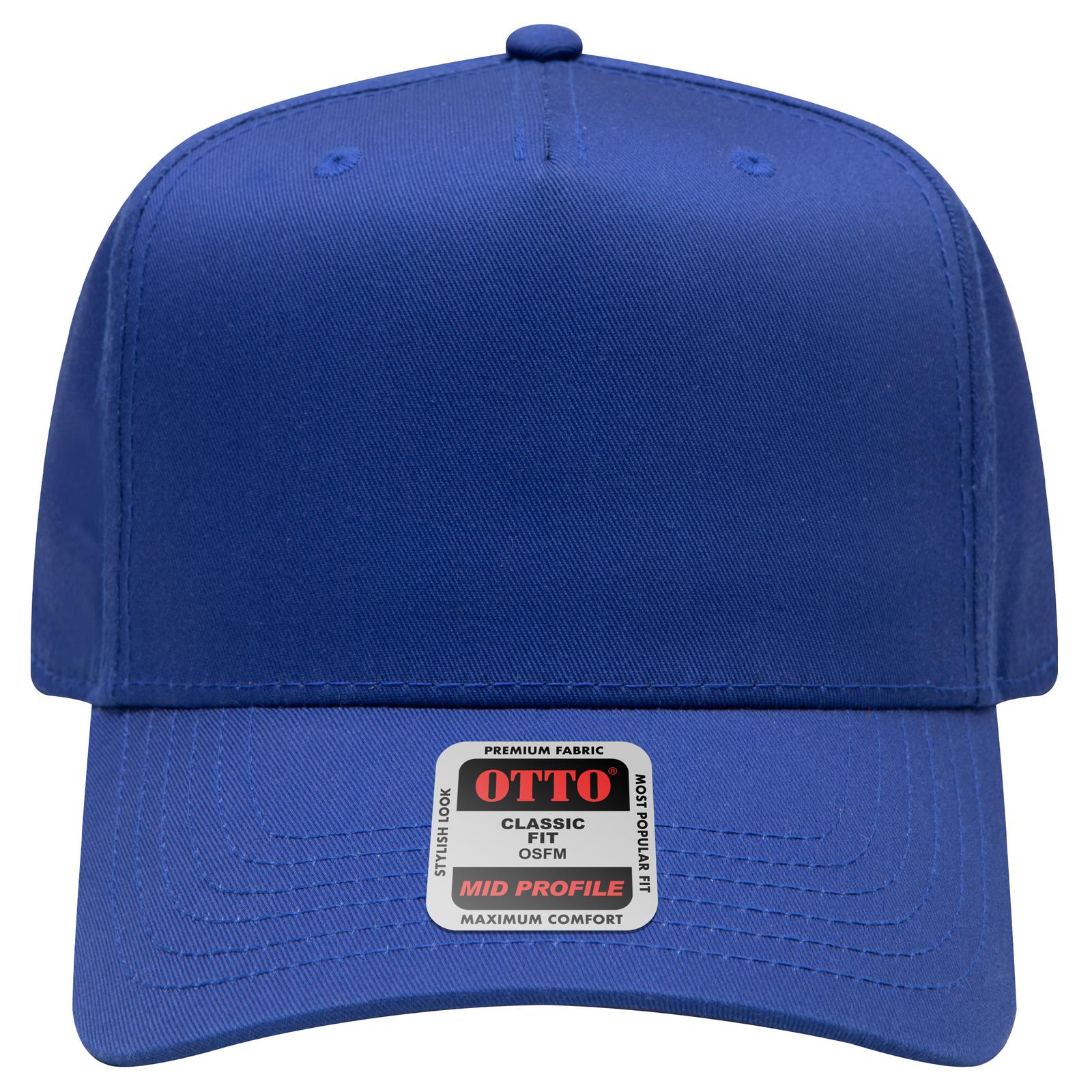 Right View of 001 - Royal OTTO CAP 5 Panel Mid Profile Baseball Cap