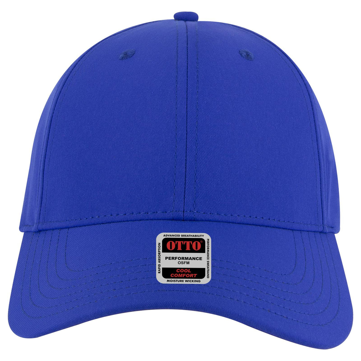 Front View of 001 - Royal OTTO CAP 6 Panel Low Profile Baseball Cap