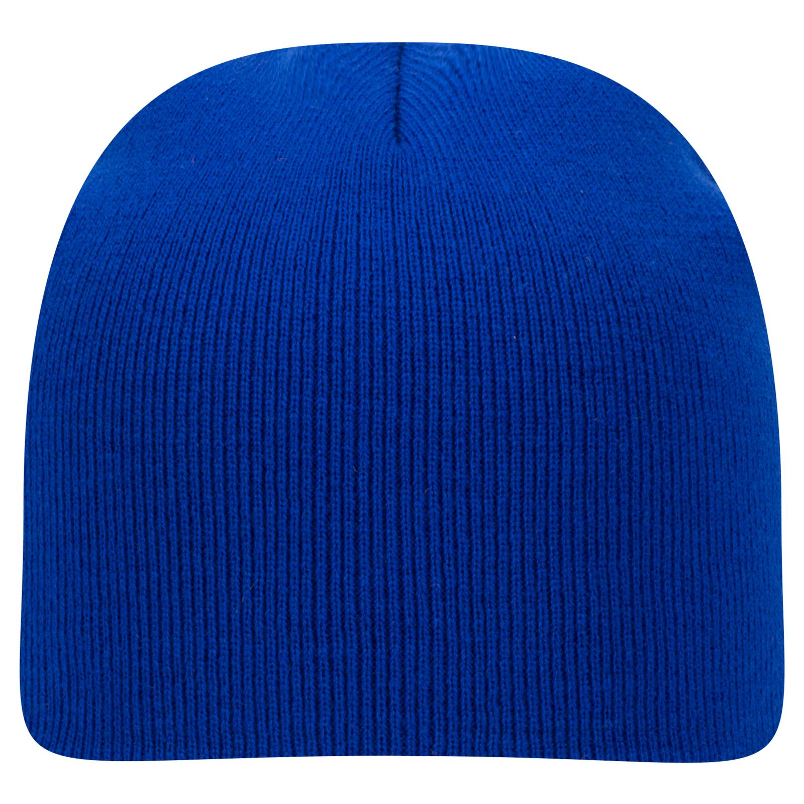 Front View of 001 - Royal OTTO CAP 8" Classic Knit Beanie